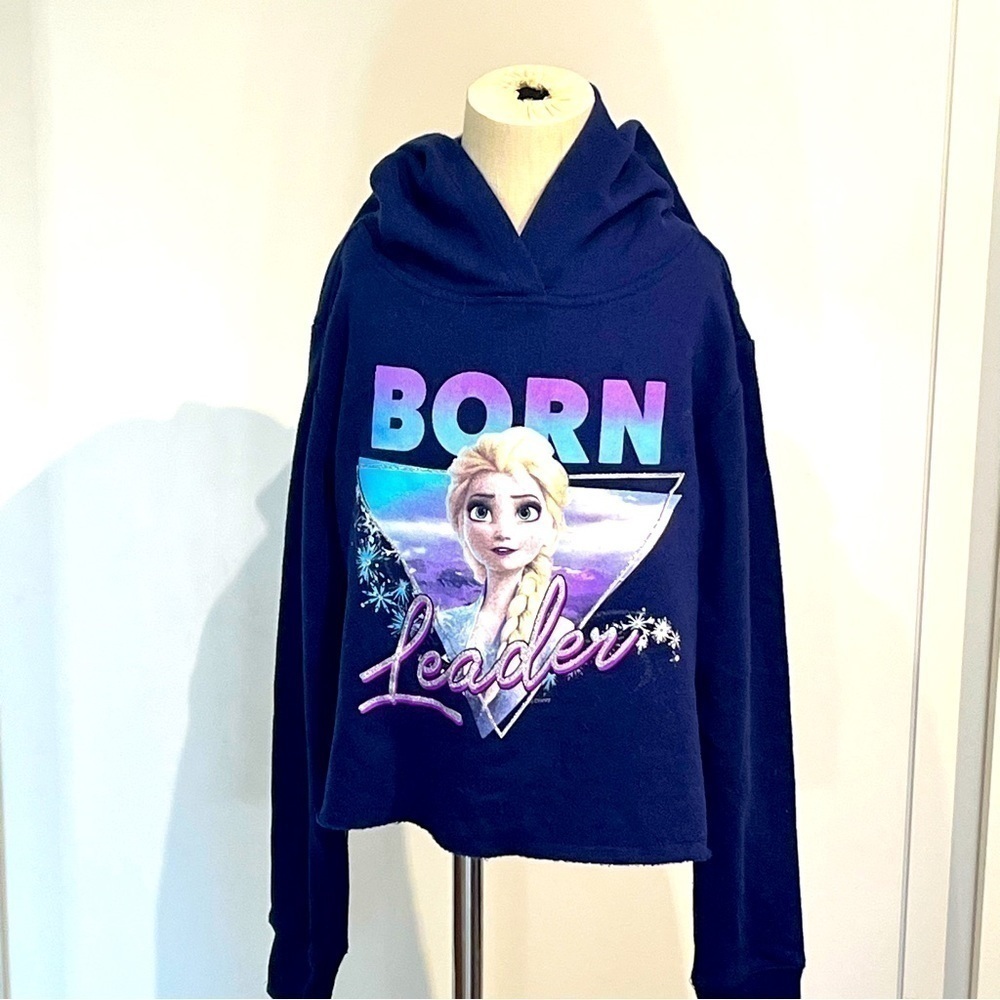 Justice frozen cropped sweatshirt